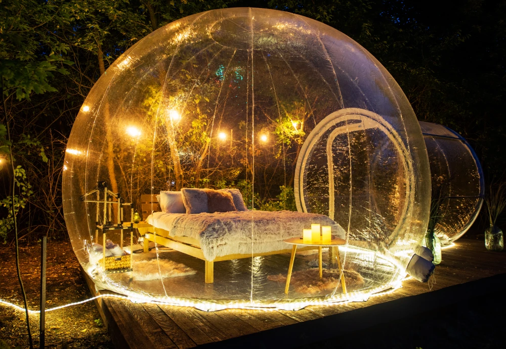 bubble tents for outdoor dining