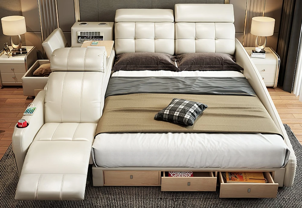 tech friendly multifunctional couch bed combo